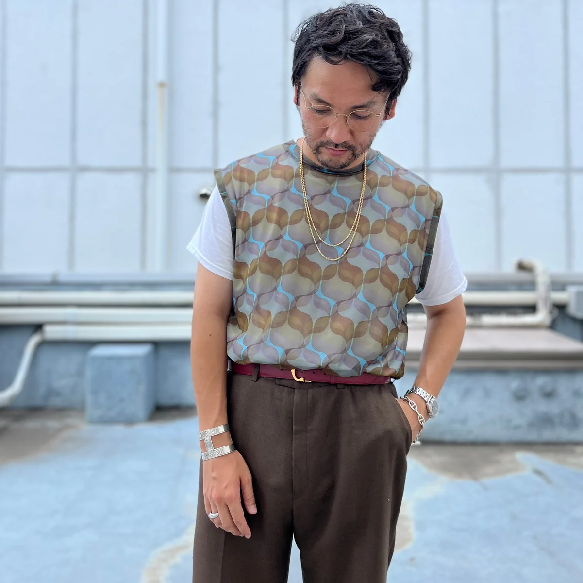 DRIES VAN NOTENのメッシュベスト